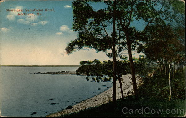 Shore near Sam-O-Set Hotel Rockland Maine