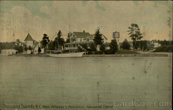 Thos. Wheeler's Residence, Wauwinet Island Thousand Islands New York