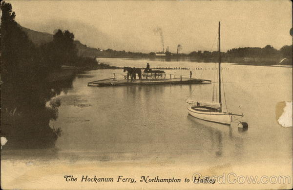 The Hockanum Ferry, Northampton to Hadley Ferries