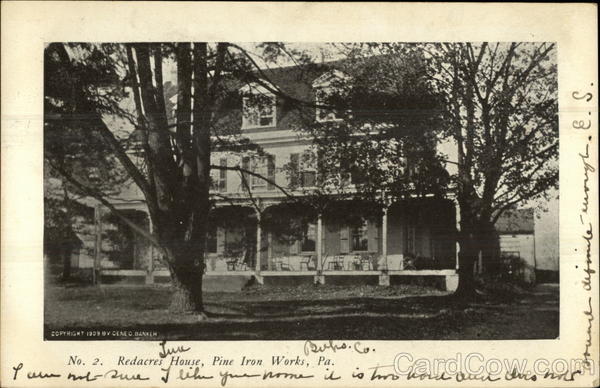 Redacres House, Pine Iron Works Gardners Pennsylvania