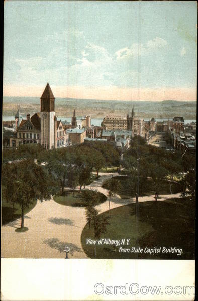 View from State Capitol Building Albany New York