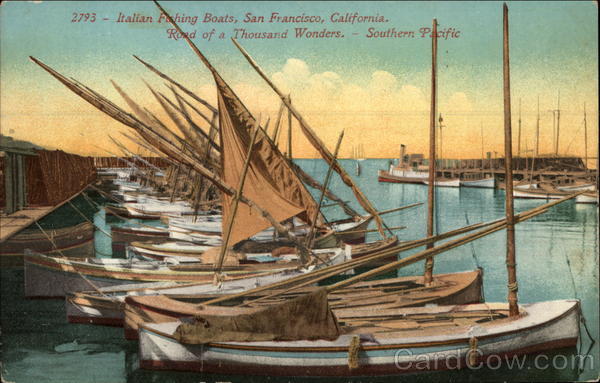 Italian Fishing Boats San Francisco California