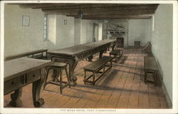 The Mess Room Fort Ticonderoga, NY Postcard Postcard