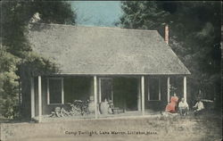 Camp Twilight, Lake Warren Littleton, MA Postcard Postcard