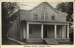 Christian Church Lebanon, TN Postcard Postcard