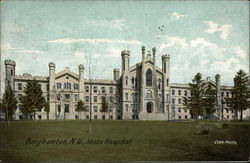 State Hospital Binghamton, NY Postcard Postcard