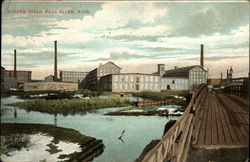 Durfee Mills Fall River, MA Postcard Postcard