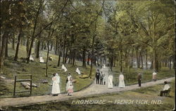 Promenade French Lick, IN Postcard Postcard
