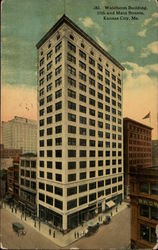 Waldheim Building, 11th and Main Streets Postcard