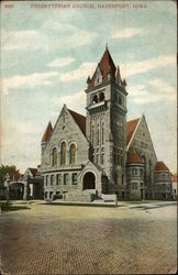 Presbyterian Church Davenport, IA Postcard Postcard