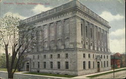 Masonic Temple Indianapolis, IN Postcard Postcard