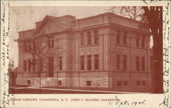 Public Library Postcard