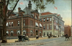 Post Office and Dutchess County Court House Postcard