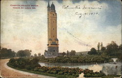 Compton Heights Water Tower Postcard