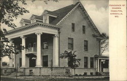 Residence of Warren Hamilton Postcard