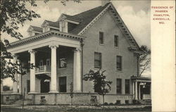 Residence of Warren Hamilton Postcard