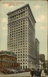 Land Title Building & Union League Postcard