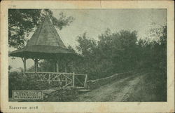 Lookout near summit, Mt. Wachusett, Elevation 2018 Postcard