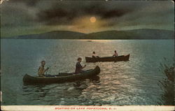 Boating on Lake Hopatcong Postcard