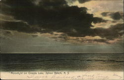 Moonlight on Oneida Lake Postcard