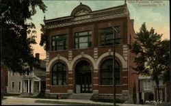 Odd Fellows' Temple Gloversville, NY Postcard 
