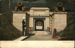 Entrance to Citadel Halifax, NS Canada Nova Scotia Postcard 