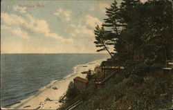 View of Beach Postcard