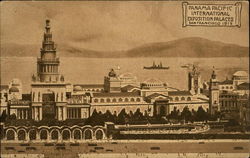 Panama Pacific International Exposition Palaces Postcard