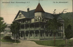 Adirondack Hotel Postcard