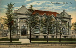 Public Library Oil City, PA Postcard Postcard