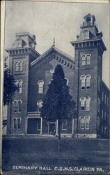 Seminary Hall C.S.N.S Postcard