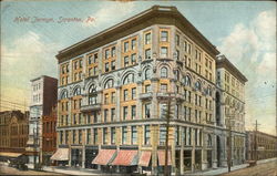 Hotel Jermyn Scranton, PA Postcard Postcard