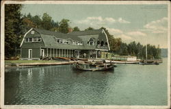 Casino at the Antlers Raquette Lake Postcard