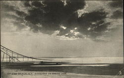 Moonlight on Oneida Lake Sylvan Beach, NY Postcard Postcard