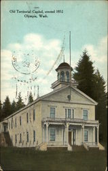 Old Territorial Capitol, erected 1852 Olympia, WA Postcard Postcard