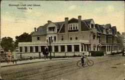 Borough Club and Ghent Postcard