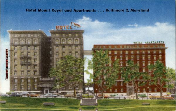 Hotel Mount Royal and Apartments Baltimore Maryland