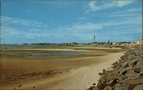 Skyline along the beach at Cape Cod Provincetown Massachusetts