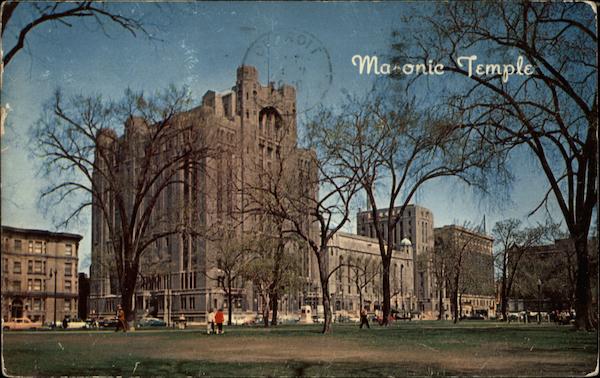 The Masonic Temple Detroit Michigan