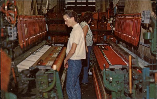 Jacquard Looms, Pendleton Woolen Mills Oregon L. R. Callender