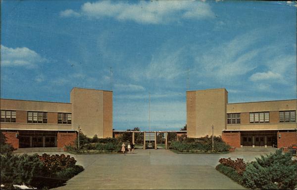 Entrance to Center of Campus Lamar State College of 