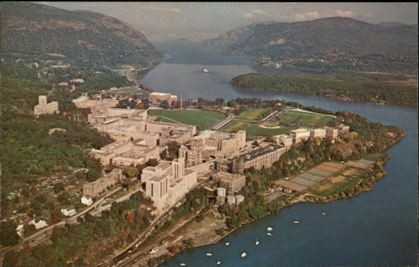 United States Military Academy, overall view looking north West Point New York