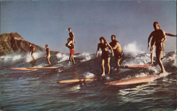 Surfing Waikiki Hawaii
