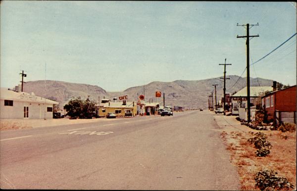 U. S. Highway 395 Johannesburg California Roy E. Rose