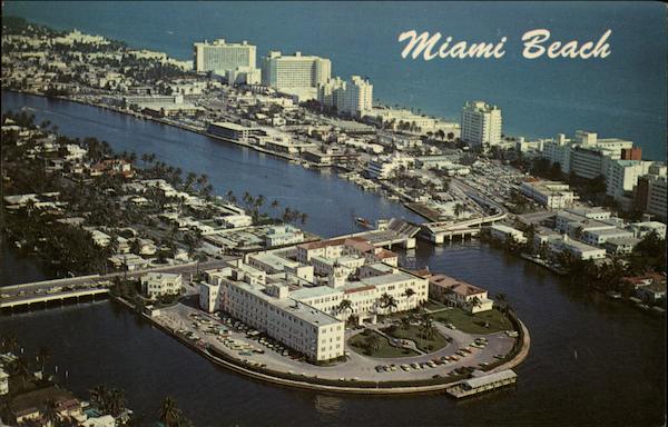 Aerial View of North Beach Miami Beach Florida McFadden Air Photos