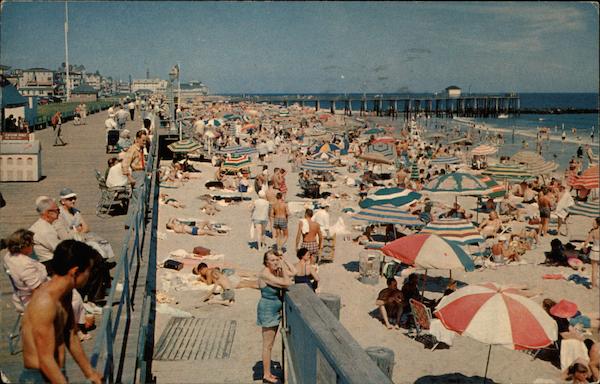 Beach and Boardwalk Ocean Grove New Jersey
