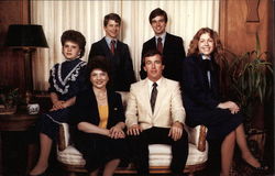 John Carlin, The First Family of Kansas Postcard