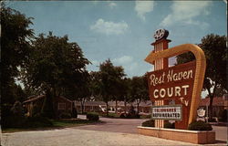 Rest Haven Court Springfield, MO Postcard Postcard