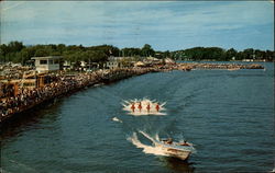 "Riviera of the Midwest" Indiana Beach, IN Postcard Postcard