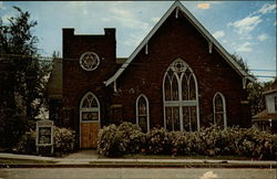 Methodist Church Paoli, IN Postcard Postcard